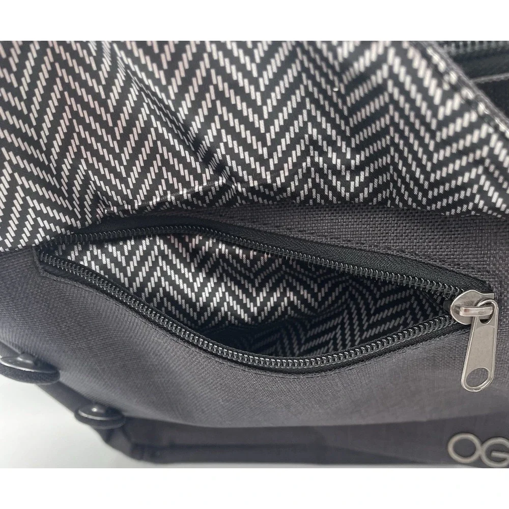 OGIO Brooklyn Bag Gray Messenger Padded Laptop Shoulder Crossbody School Purse